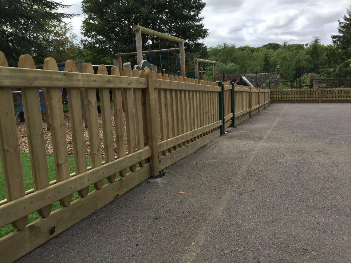 Playground fencing